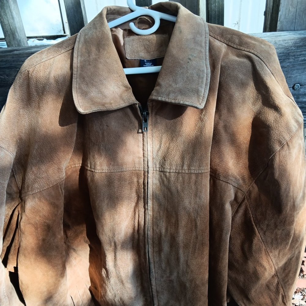 HARBOR BAY GENUINE LEATHER MENS 4X JACKET